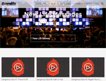 Tablet Screenshot of newlifesermons.com